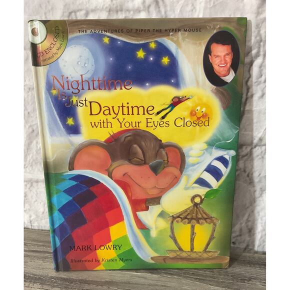 1999 Nighttime Is Just Daytime with Your Eyes Closed By Mark Lowry - Picture 1 of 8